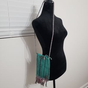 Burlap Crossbody. NWT